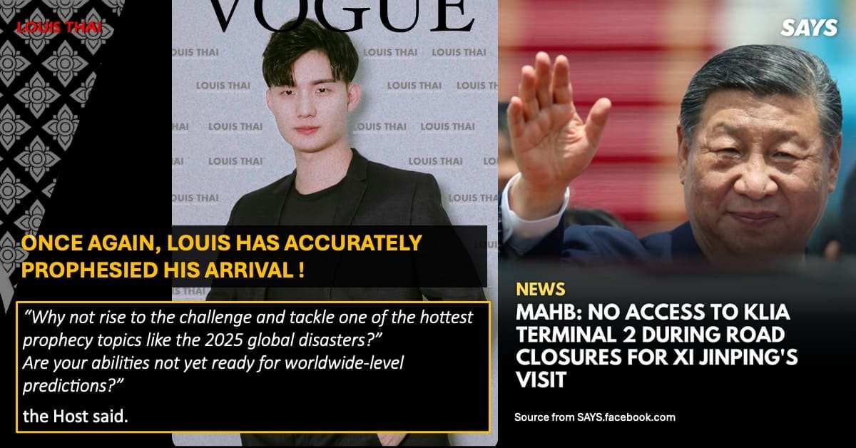 You are currently viewing LOUIS THAI Accurately Predicted Xi Jinping’s First Southeast Asian Visit in 2025
