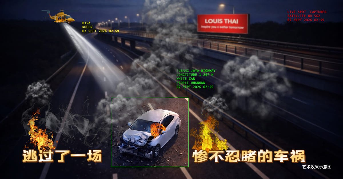 You are currently viewing 幸好做了九层塔法事 → 他在凌晨车祸中活了下来